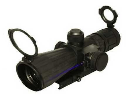 NcStar Mark III Rubber Tactical Series Scope 4x32 Compact Red Laser Rangefinder Reticle SRTR432G