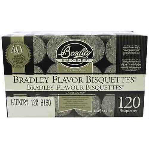 Bradley Technologies Smoker Bisquettes Hickory, 120 Pack Md: BTHC120