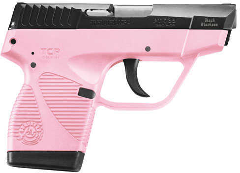 Taurus 738 TCP 380 ACP Black Stainless Steel Pink Polymer Grip 6+1 Rounds Semi Automatic Pistol 1738039BSSP