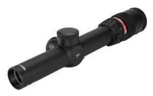 <span style="font-weight:bolder; ">Trijicon</span> Accupoint Rifle Scope 1-4X 24 Red Triangle Matte 30mm TR24R