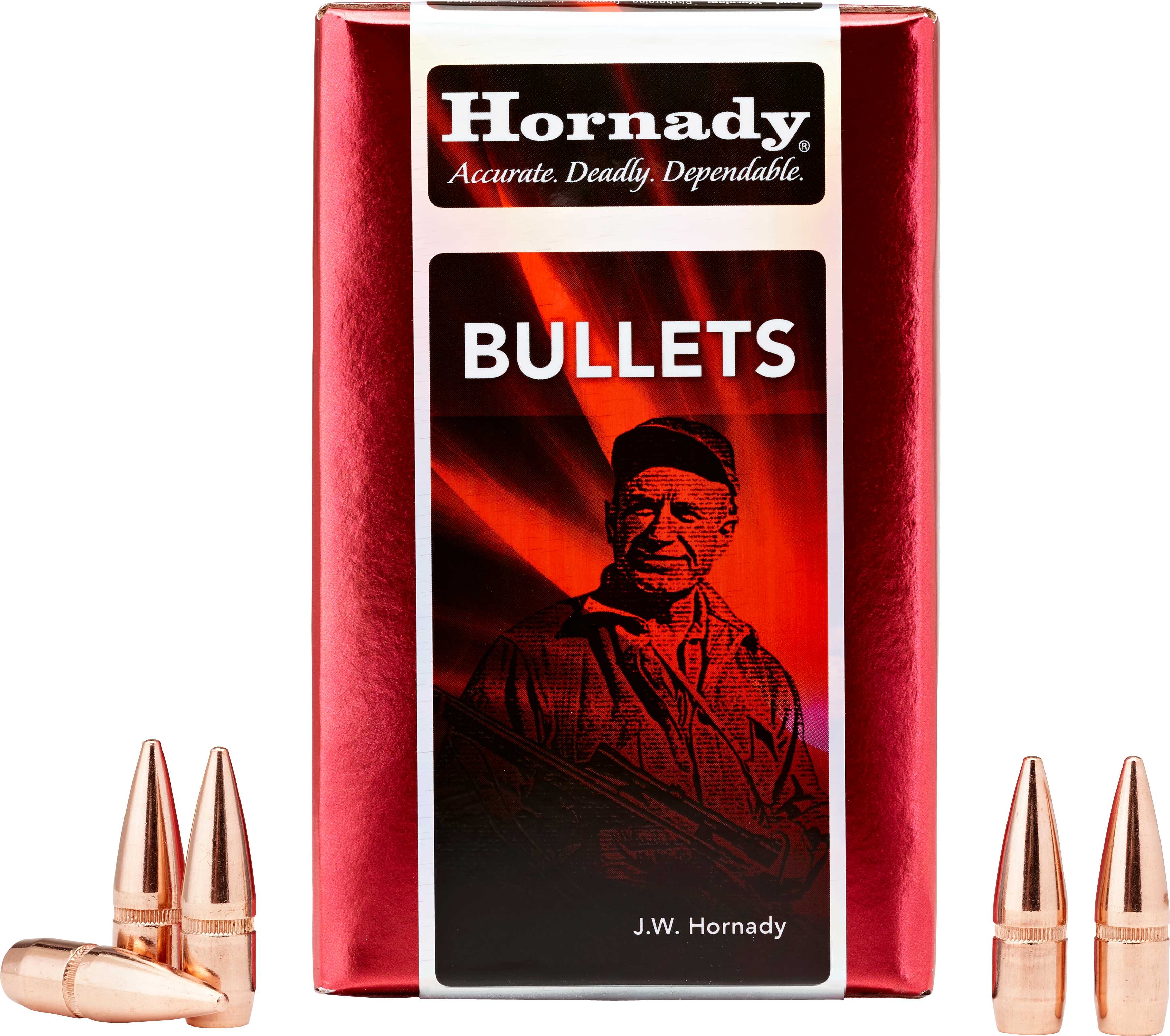 Hornady Bullet 22 Caliber .224 55 Grains FMJ-BT W/C 1000/Bx