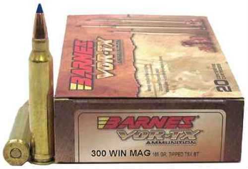 300 Winchester Magnum 20 Rounds Ammunition <span style="font-weight:bolder; ">Barnes</span> 165 Grain Tipped <span style="font-weight:bolder; ">TSX</span>