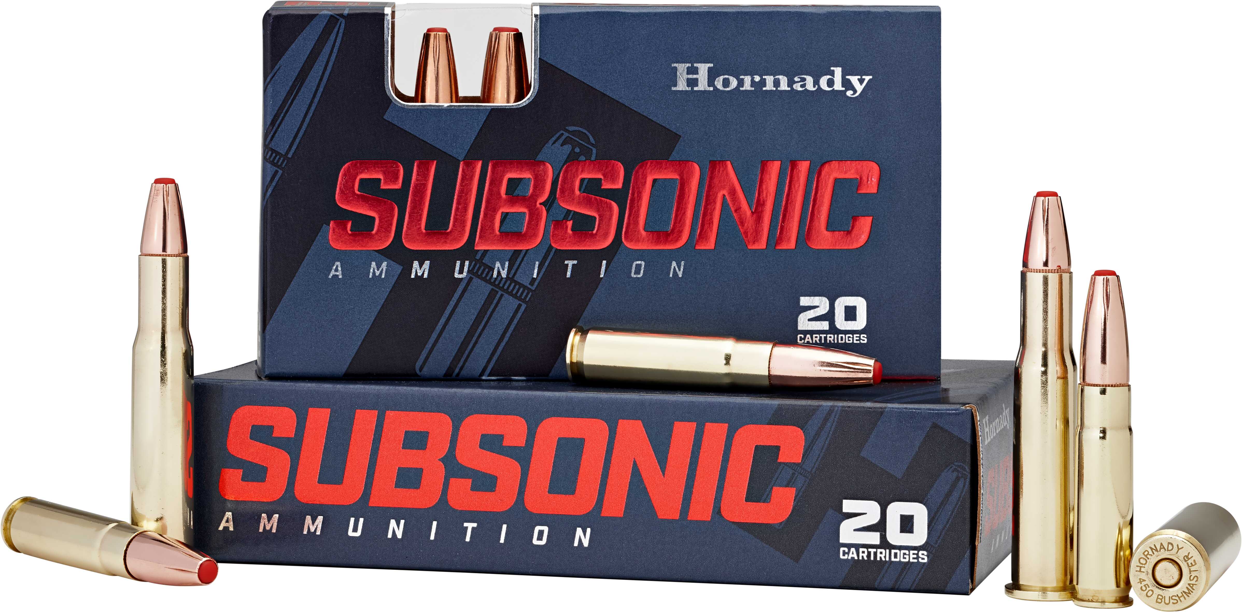 450 Bushmaster 20 Rounds Ammunition Hornady 395 Grain FTX