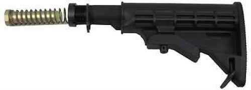 Tapco Inc. Mil-Spec Stock for AR-15 6-Position with Buffer Tube & Spring Black 16763