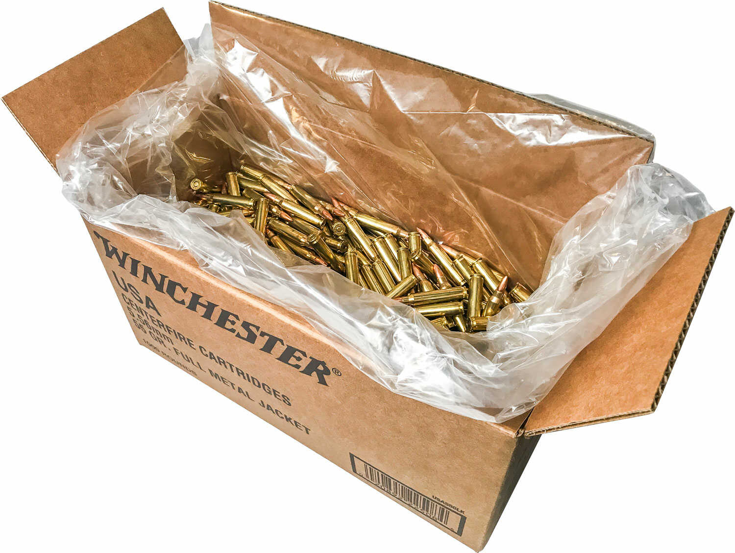 Winchester USA Ammo 5.56 Nato 55 Grain FMJ 1000 Rounds