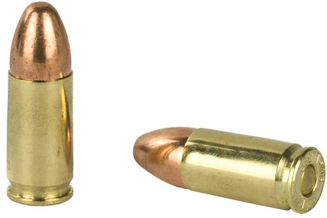 9mm Luger 100 Rounds Ammunition Browning 115 Grain Full Metal Jacket