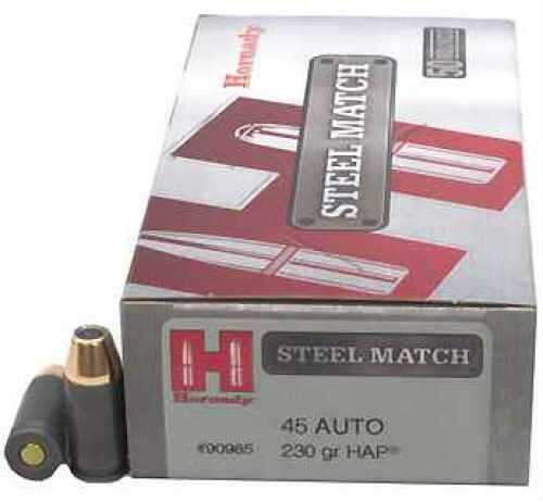 45 ACP 50 Rounds Ammunition Hornady 230 Grain Hollow Point