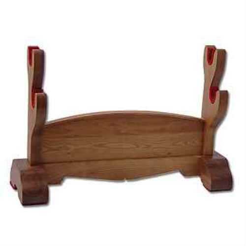 CAS Hanwei Double Sword Stand (Natural Wood) Md: OH2104
