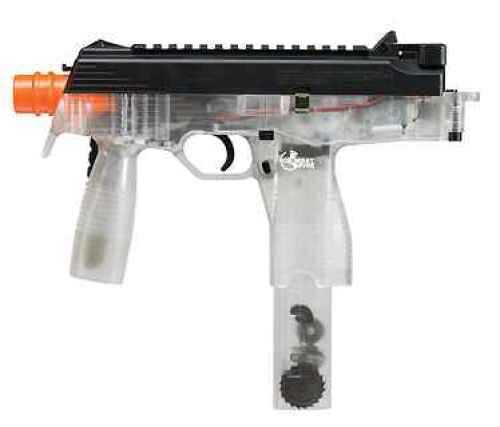 Umarex USA Combat Zone Mag-9 Clear Airsoft SMG Electric Pistol with Folding Stock 2272111