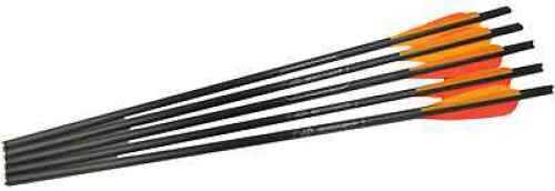 Barnett Crossbow Arrows 20", Carbon, Per 5, Half-Moon Nock 16075