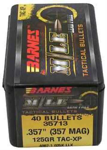 Barnes Bullets 357 Caliber 125 Gr, TAC-XP/40 35713