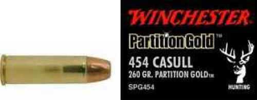 454 Casull 20 Rounds Ammunition Winchester 260 Grain Soft Point