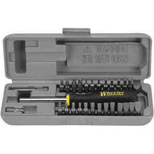 Wheeler Space Saver Gunsmith Screwdriver Set Tool With 26 Bits 664-507