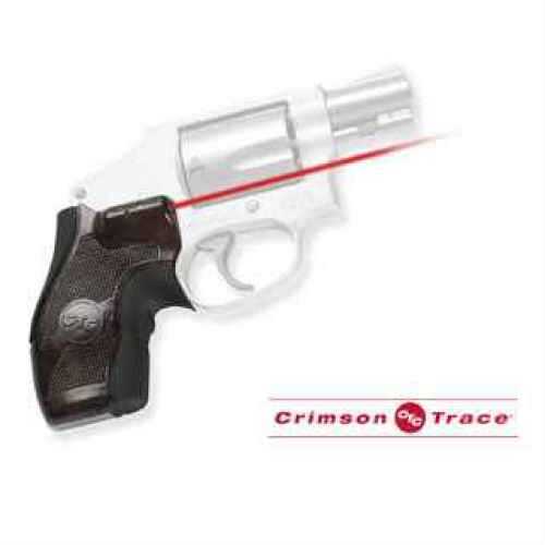 Crimson Trace Smith and Wesson J Frame Round Butt, Chestnut, Overmold, Front Activation LG-405 P20