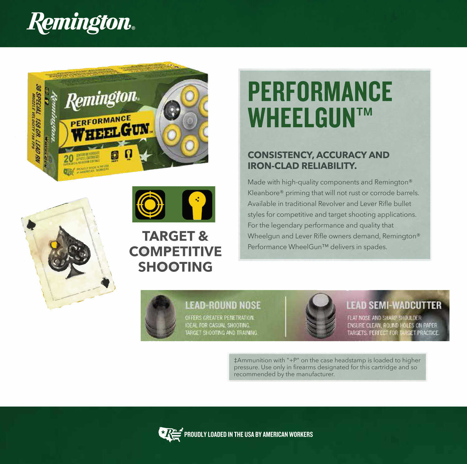 357 Magnum 50 Rounds Ammunition Remington 158 Grain Lead Semi WadCutter