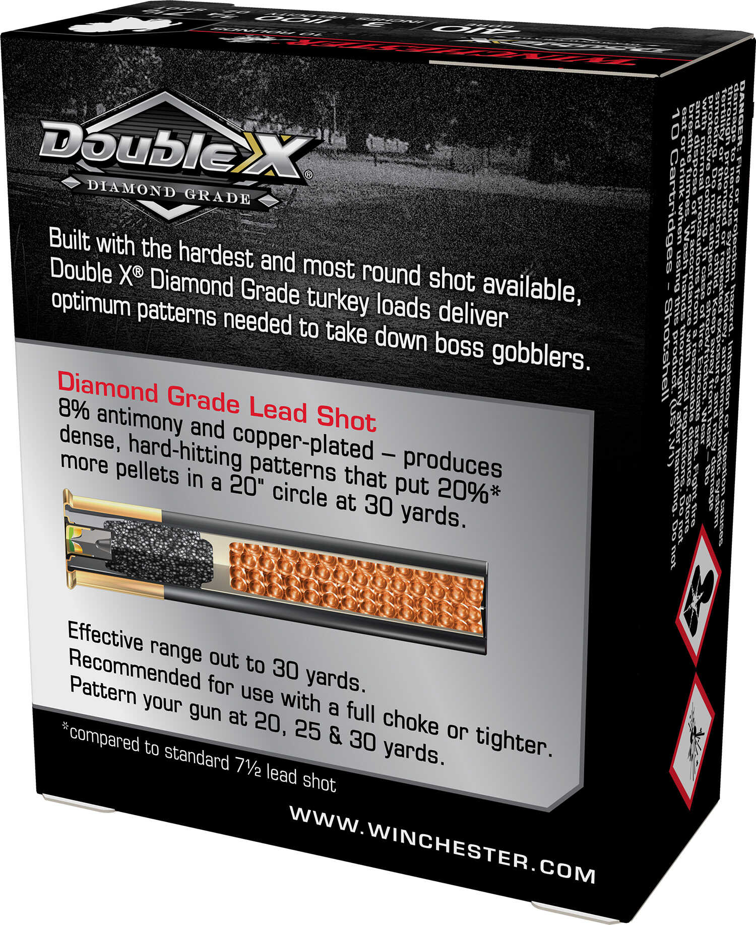 Winchester Double X Diamond Grade Turkey Shotshells .410 Gauge 3" 3/4 Oz 1100 Fps #7.5 Shot 10 Count