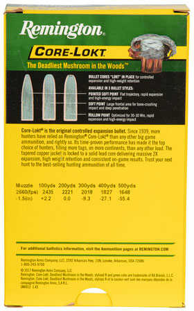 7x57mm Mauser 20 Rounds Ammunition Remington 140 Grain Soft Point