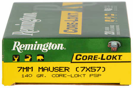 7x57mm Mauser 20 Rounds Ammunition Remington 140 Grain Soft Point