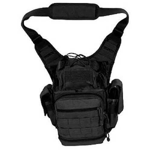 NCSTAR First Responder Utility Bag Nylon Black MOLLE / PALS Webbing Rear Concealed Carry Pocket Shoulder Strap CVFRB2918