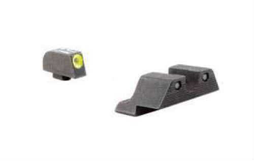 <span style="font-weight:bolder; ">Trijicon</span> for Glock HD Night Sight Set Yellow Front Outline GL101Y