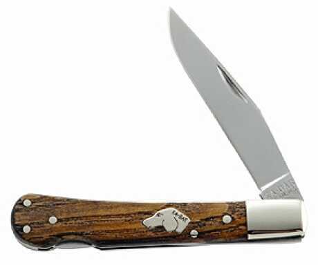 Ka-Bar Dog's Head Knife Lockback, Chestnut Handle 2-3112-4