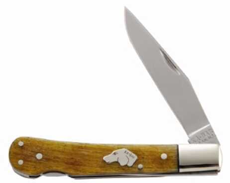 Ka-Bar Dog's Head Knife Lockback, Rams Horn Handle 2-8112-9