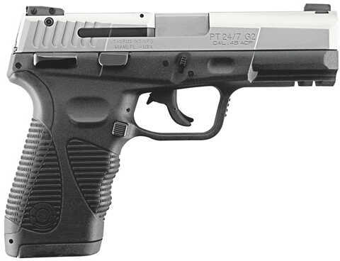Taurus PT 24/7-G2 45 ACP Standard 4.2" Barrel 12+1 Stainless Steel Finish Semi Automatic Pistol 1247459G212