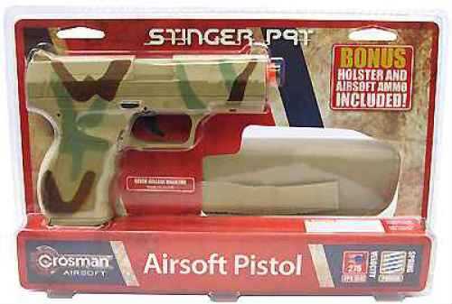 Crosman Stinger P9T Spring Airsoft Pistol W/Holster 275 Fps 6mm