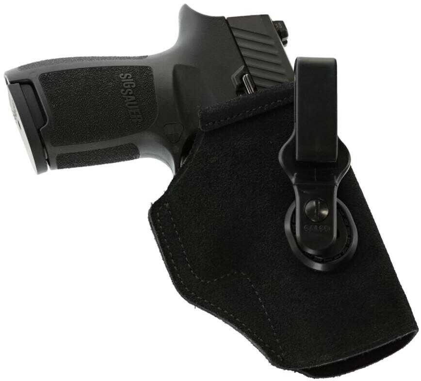 Galco Tuck-N-Go Inside the Pant Holster Fits S&W Shield (9mm 40S&W and 45 ACP ) Right Hand Black Leather TUC652B