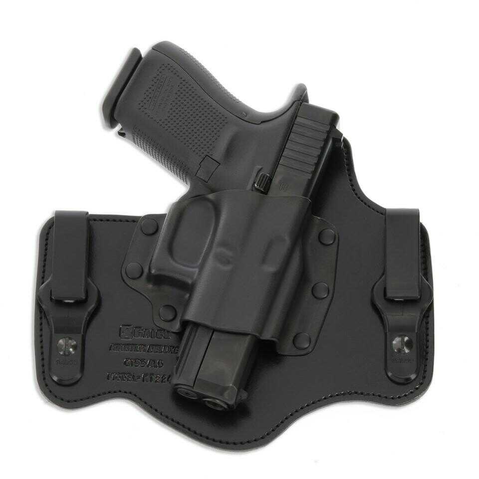 Galco KingTuk Inside the Pant Holster Fits Springfield XDS Kydex and Leather Right Hand Black Finish KT662B