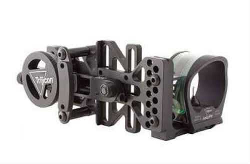Trijicon AccuPin Bow Sight Green Reticle, Right Hand, Black BW50G-BL