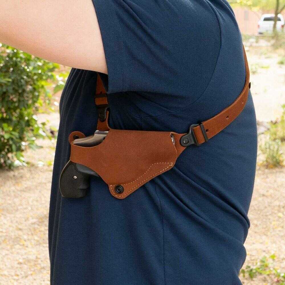 Galco Classic Lite Shoulder System Natural Leather for Glock 17/22/31 Gen1-5 Right Hand