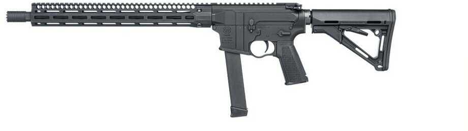 Troy Industries SOCC Carbine Semi-Automatic Rifle 9mm Luger 16" Barrel (1)-33Rd Magazine Polymer Stock Black Finish