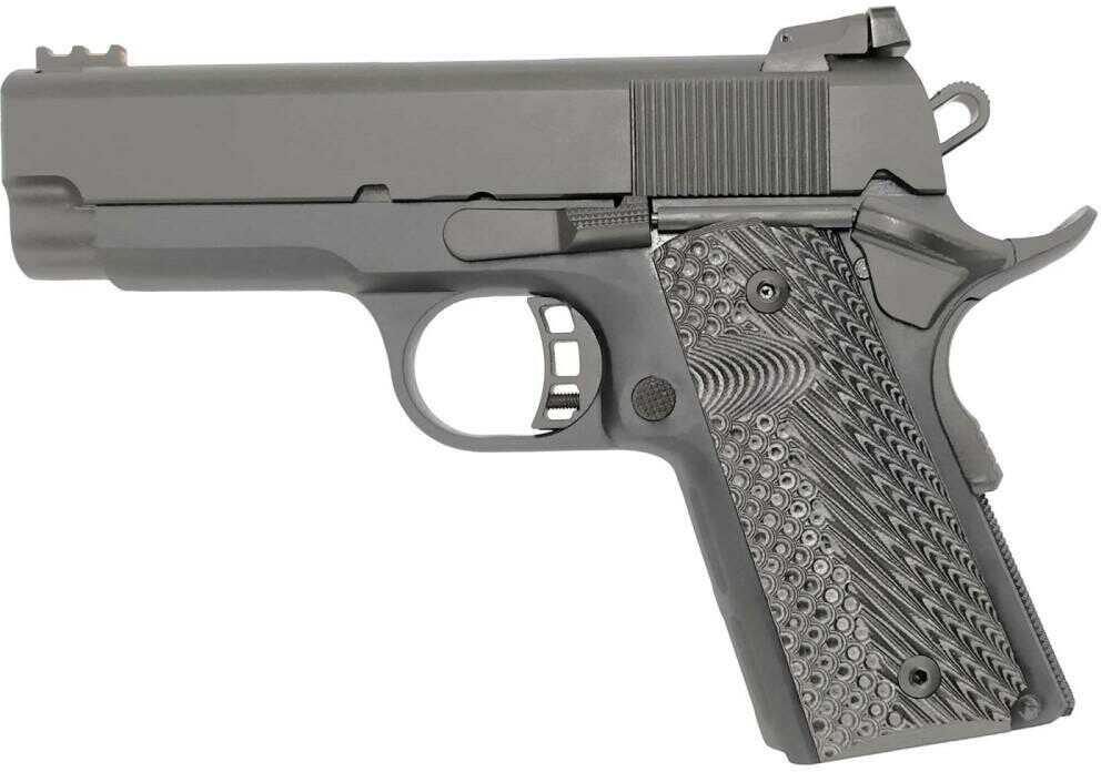 Rock Island Armory Rock Ultra CS Lightweight Semi-Automatic Pistol 9mm Luger 3.6" Barrel (1)-8Rd Magazine G10 Grips Black Parkerized Finish