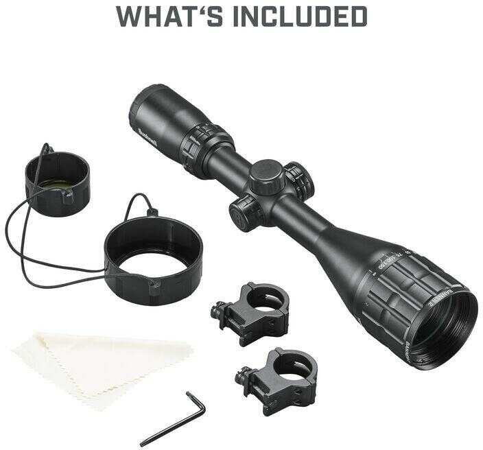 Bushnell Banner-2 Rifle Scope 3-9x40 1" SFP Doa Quick Ballistic Reticle Illum w Rings - Black