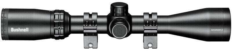 Bushnell Banner-2 Rifle Scope 3-9x40 1" SFP Doa Quick Ballistic Reticle Illum w Rings - Black
