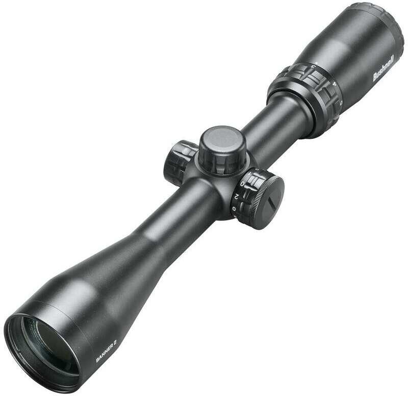Bushnell Banner-2 Rifle Scope 3-9x40 1" SFP Doa Quick Ballistic Reticle Illum w Rings - Black