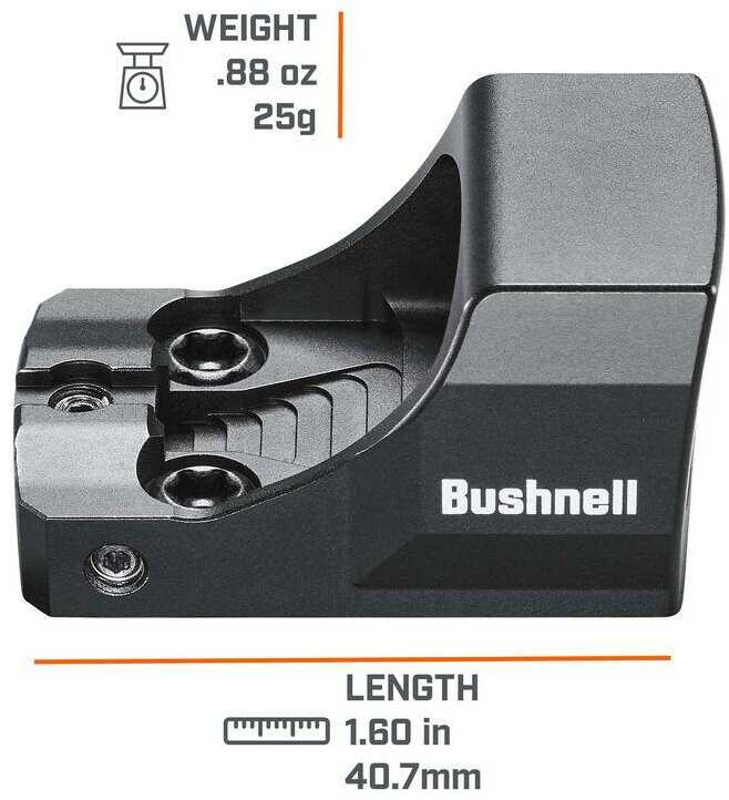 Bushnell RXC-200 Compact Reflex Sight 1x21mm Black