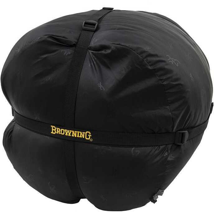 Browning Camping Mckinley 0 Degree Sleeping Bag 36x90" Grey