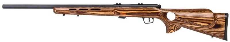 Savage Arms Mark II BTV 22 Long Rifle 21" Blued Barrel Brown Laminated Thumbhole Stock Bolt Action 28750