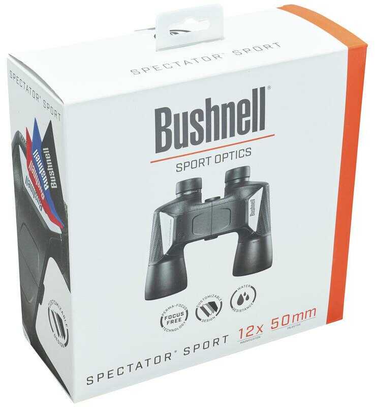 Bushnell Binoculars 12x50 Spectator Sport Black Porro