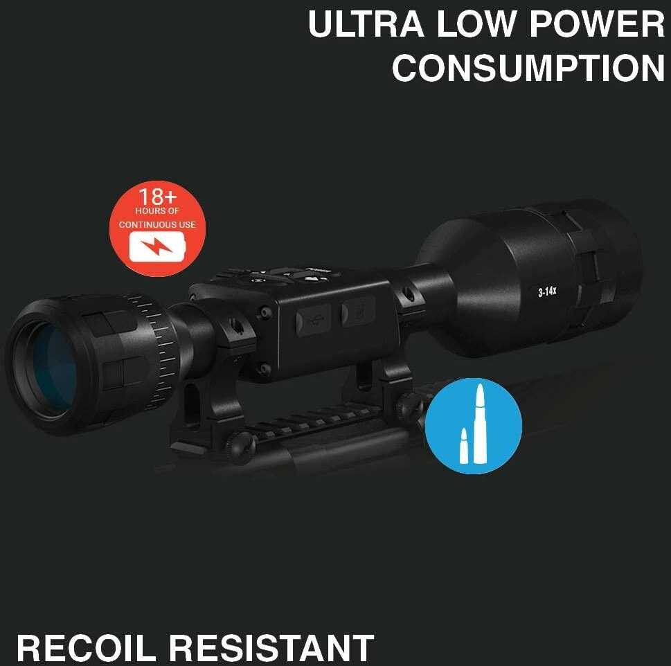 ATN X-Sight-4k Pro 3-14x Smart Day/Night Scope Matte Black