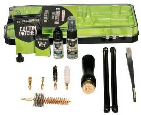 Breakthrough Clean Technologies Vision Series Cleaning Kit For AR10 Includes Rod Sections Hard Bristle Nylon