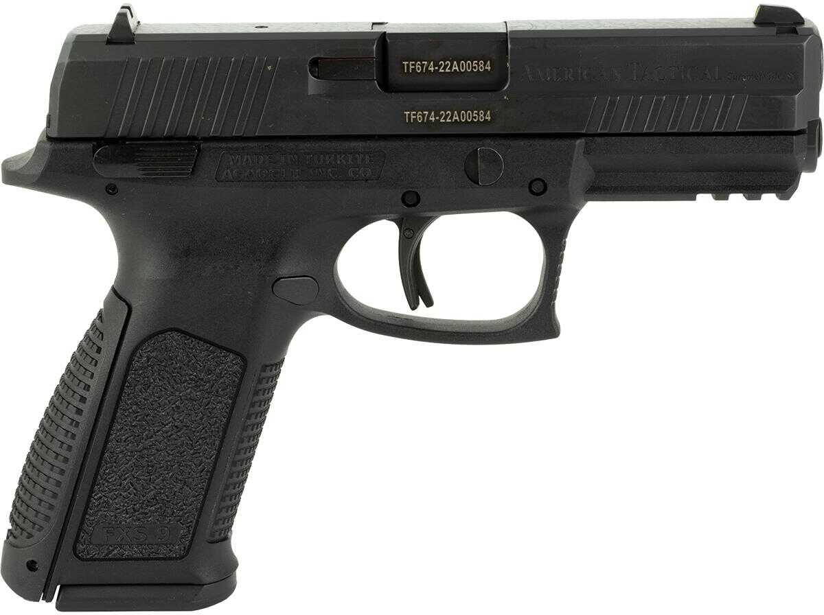 American Tactical Inc. FXS-9 Semi-Auto Pistol 9mm Luger 4.1" Barrel (1)-10Rd Mag Black Polymer Grips Blued Finish