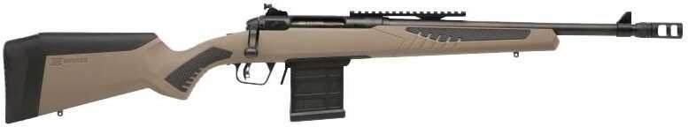 Savage Rifle 10/110 Scout Bolt 308 Winchester/7.62 NATO 16.5" 10+1 Rounds AccuFit FDE Stock Black