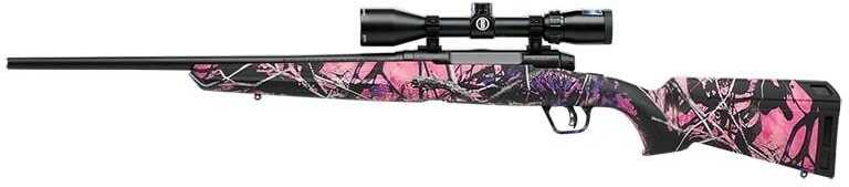 Savage Arms Axis II XP Compact Rifle 6.5 Creedmoor 20" Barrel Muddy Girl Stock Matte Black Right Hand Bushnell Banner