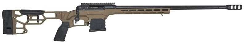 Savage 110 Precision Bolt Action Rifle 6.5 Creedmoor, 24" Heavy Barrel, Flat Dark Earth Finish, MDT LSS XL Chassis 10Rd