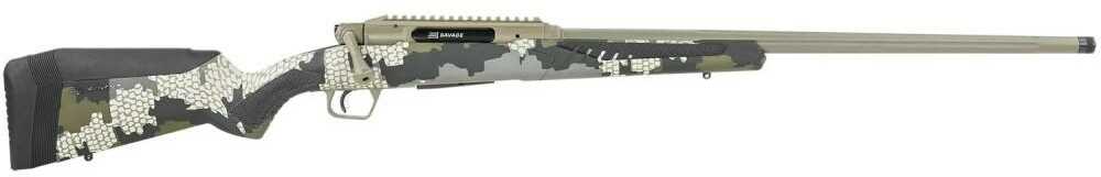 Savage Arms Impulse Big Game Bolt Action Rifle .300 WSM 24" Barrel 2 Round Capacity KUIU Verde 2.0 Camouflage AccuStock Hazel Green Cerakote Finish