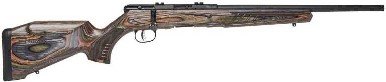 Savage Arms B17 BNS-SR Rifle 17 HMR 18" Barrel Timber Hardwood Laminate Stock