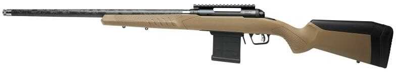 Savage Arms 110 Carbon Tactical Bolt Action Rifle 6.5 PRC 24" Proof Fiber Barrel (1)-8Rd Magpul AICS Magazine No Sights Flat Dark Earth Accustock Synthetic Stock Matte Black Finish